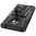 Dual Layer Rugged Tough Case & Stand for Motorola Moto E7 - Black