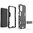 Slim Armour Tough Shockproof Case & Stand for Samsung Galaxy A32 4G - Black