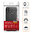 Anti-Shock Grid Texture Tough Case for Motorola Moto E7 Power - Black