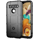 Anti-Shock Grid Texture Tough Case for LG K41s / K51s - Black