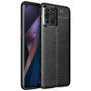 Flexi Slim Litchi Texture Case for Oppo Find X3 Pro - Black Stitch