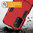 Slim Armour Tough Shockproof Case & Stand for Oppo A54 5G / A74 5G - Red