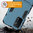 Slim Armour Tough Shockproof Case & Stand for Oppo A54 5G / A74 5G - Blue