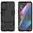 Slim Armour Tough Shockproof Case & Stand for Oppo Find X3 Pro - Black