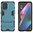 Slim Armour Tough Shockproof Case & Stand for Oppo Find X3 Pro - Blue