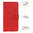 Leather Wallet Case & Card Holder Pouch for Nokia C1 Plus - Red