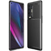 Flexi Slim Carbon Fibre Case for Oppo Find X3 Neo - Black (Pattern)