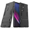 Slim Armour Tough Shockproof Case & Stand for Oppo Find X3 Neo - Black