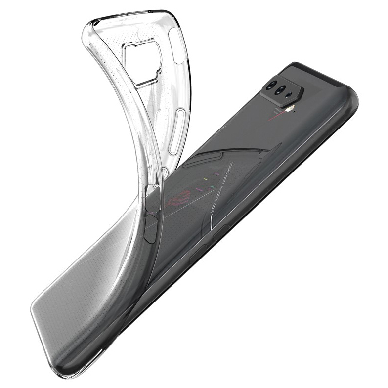 Flexi Slim Gel Case for Asus ROG Phone 5 - Clear (Gloss Grip)