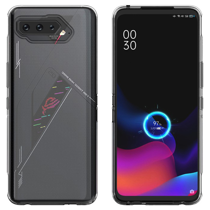 Flexi Slim Gel Case for Asus ROG Phone 5 - Clear (Gloss Grip)