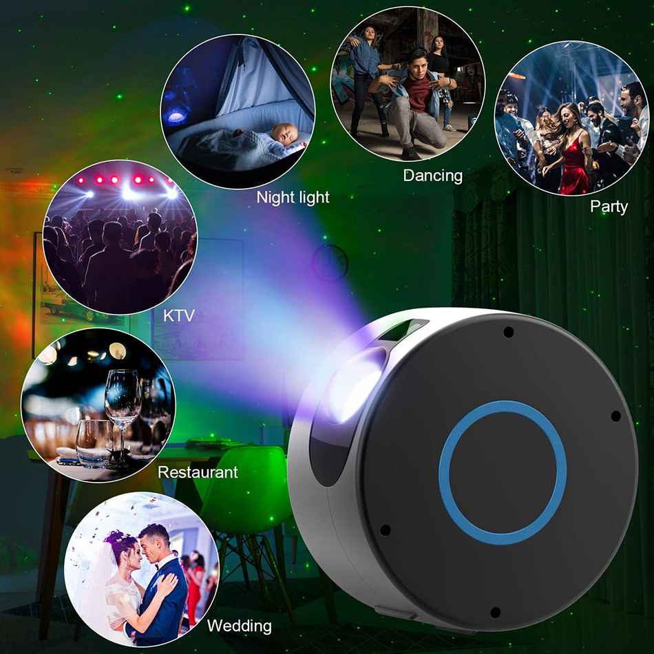 Rotating galaxy night light projector deals