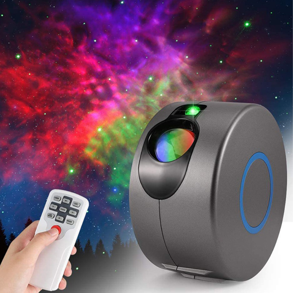 Galaxy Star Night Light Projector / Rotating LED Bedroom Lamp