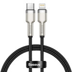 Baseus Cafule Metal (20W) USB Type-C to Lightning Cable (25cm) for iPhone / iPad - Black