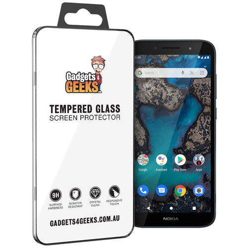 9H Tempered Glass Screen Protector for Nokia C1 Plus