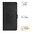 Leather Wallet Case & Card Holder Pouch for ZTE Axon 20 5G - Black