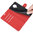 Leather Wallet Case & Card Holder Pouch for Nokia G10 / G20 - Red