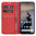 Leather Wallet Case & Card Holder Pouch for Nokia G10 / G20 - Red