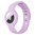 Enkay Silicone Wrist Band Holder / Pin & Tuck Strap Case for Apple AirTag - Pale Lilac
