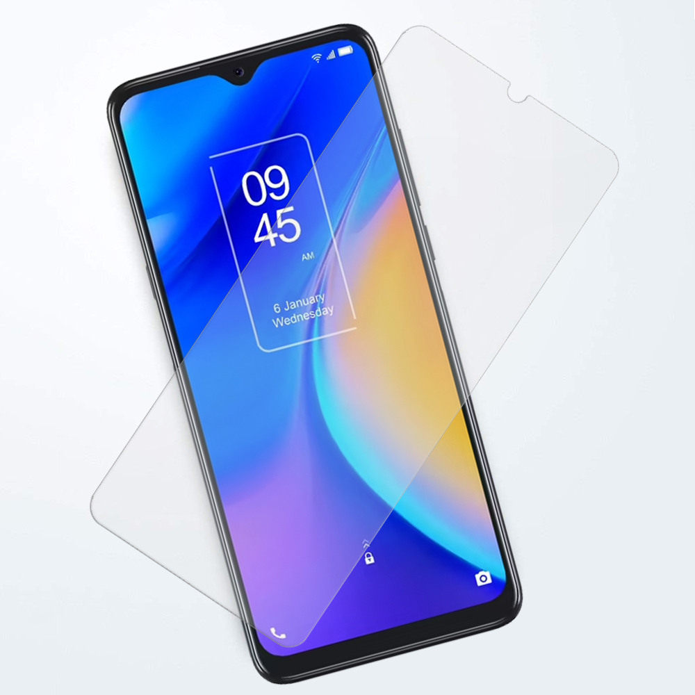 Resistente Vetro Temperato 9H Per L'intero Schermo Del TCL 20 SE Con Cornice Case Friendly Nera 82892621 - Foto 4
