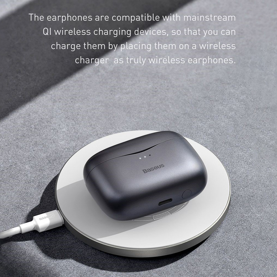 Baseus Simu S2 TWS Noise Cancelling Bluetooth Wireless Earphones