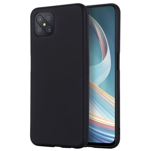 Flexi Stealth Liquid Silicone Case for Oppo Reno4 Z 5G - Black (Matte)