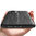 Flexi Slim Litchi Texture Case for Vivo X60 Pro - Black Stitch