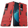 Slim Armour Tough Shockproof Case & Stand for Vivo X60 Pro - Red
