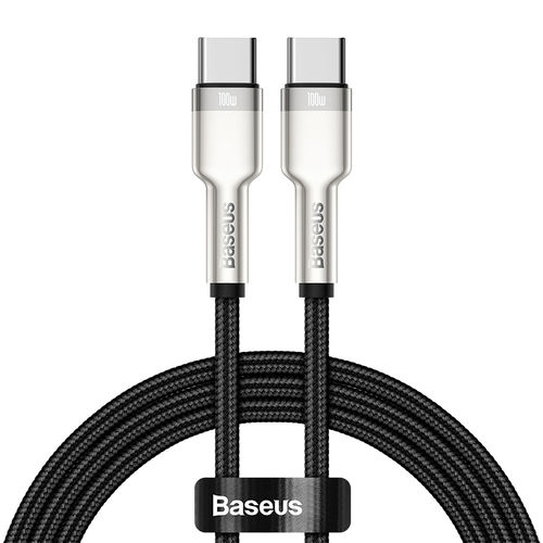 Baseus Cafule Metal (100W) USB Type-C (PD) Data Charging Cable (1m) for Phone / Tablet / Laptop