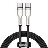 Baseus Cafule Metal (100W) USB Type-C (PD) Data Charging Cable (1m) for Phone / Tablet / Laptop