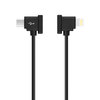 Double Right Angle (90 Degree) USB Type-C to Lightning Cable (30cm) for iPhone / iPad