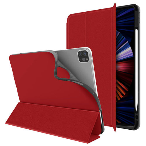 Trifold (Sleep/Wake) Smart Case for Apple iPad Pro 12.9-inch (5th Gen) - Red