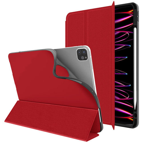 Trifold (Sleep/Wake) Smart Case & Stand for Apple iPad Pro 12.9-inch (5th / 6th Gen) - Red