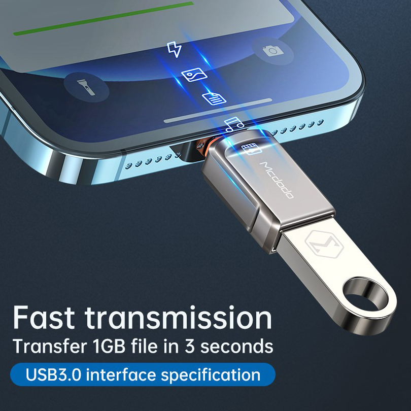 Mcdodo Lightning To Usb 3 0 Otg Adapter For Iphone Ipad