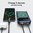 Baseus Magnetic 10000mAh Power Bank / (20W) USB-PD Type-C / Wireless Charger (Black)