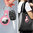 Leather Protective Case / Keychain Holder / Hanging Buckle for Apple AirTag - Pink
