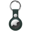 Leather Protective Case / Keychain Holder / Hanging Buckle for Apple AirTag - Ink Green