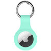 Silicone Protective Cover / Keyring Holder / Hanging Buckle for Apple AirTag - Aqua