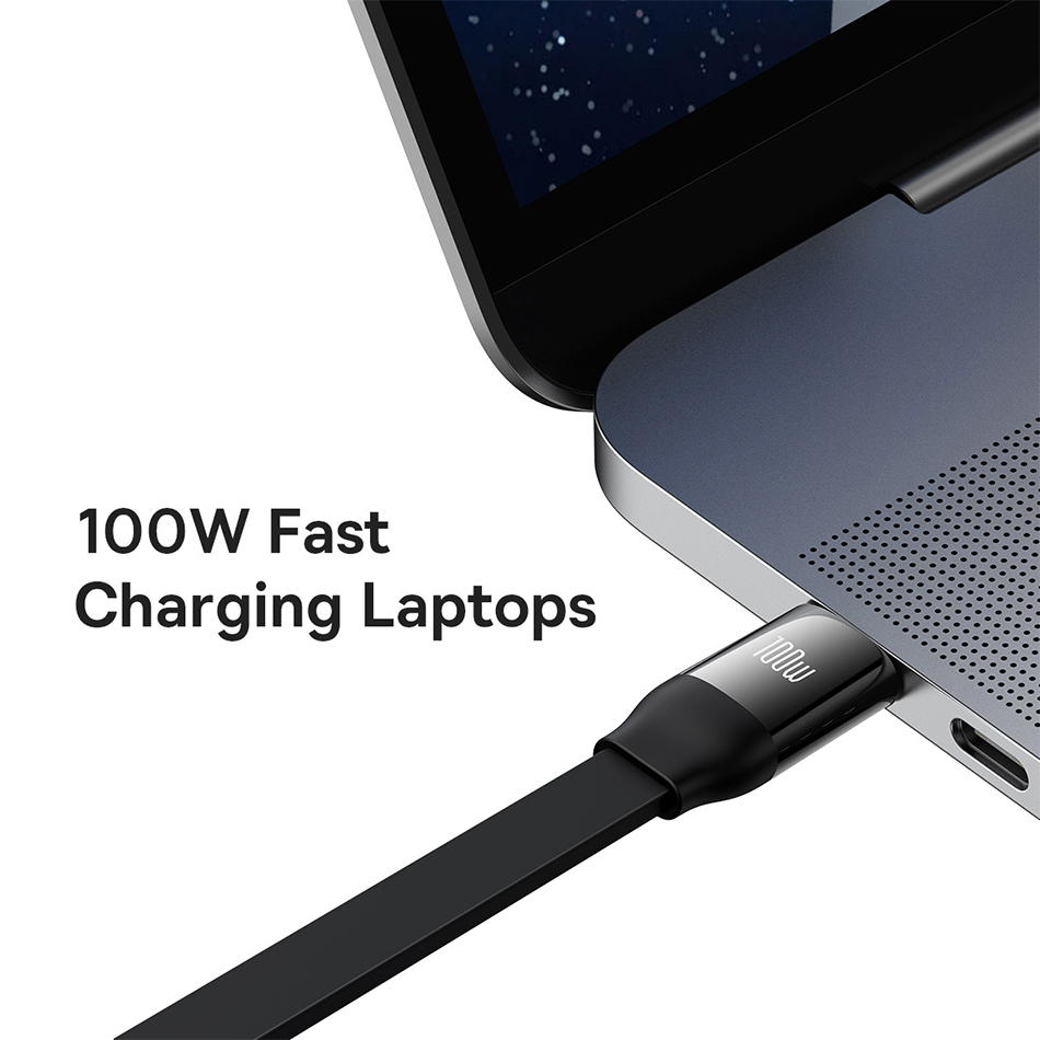 Baseus Retractable 100W USB TypeC / Lightning / Micro Cable 1.2m