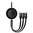 Baseus (3-in-1) Retractable (66W) USB Type-C / Lightning / Micro Charging Cable (1.1m)