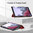 Trifold Smart Case & Stand for Samsung Galaxy Tab A7 Lite - Red