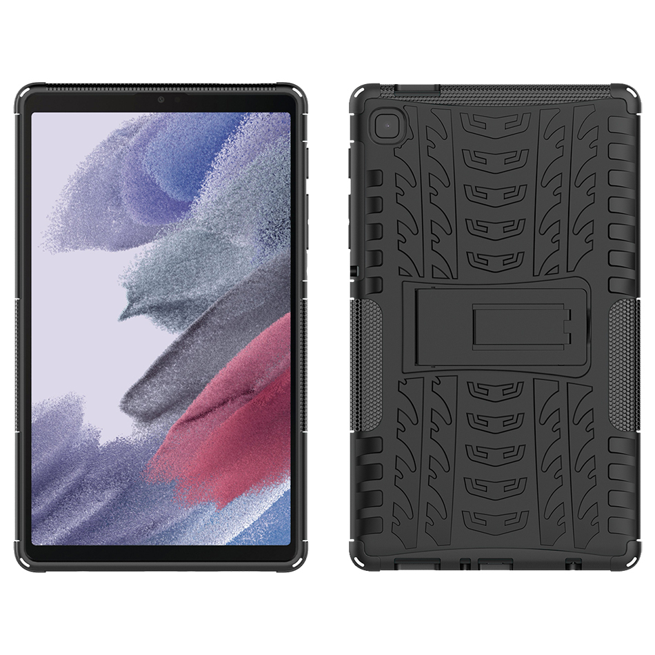 Dual Layer Rugged Tough Shockproof Case & Stand for Samsung Galaxy Tab A7 Lite