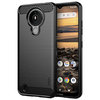 Mofi Flexi Slim Carbon Fibre Case for Nokia 1.4 - Brushed Black