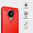 Mofi Flexi Slim Carbon Fibre Case for Nokia 1.4 - Brushed Red