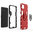 Slim Armour Shockproof Case / Finger Ring Holder for Samsung Galaxy A22 5G - Red