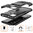 Dual Layer Rugged Tough Case & Stand for Xiaomi Redmi 9C - Black