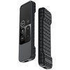 Silicone Grid Texture Shockproof Case for Apple TV Siri Remote (1st Gen) - Black