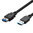 USB 3.0 (Type A) High Speed (Female) Data Extension Cable (1.8m) - Black