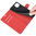 Leather Wallet Case & Card Holder Pouch for Apple iPhone 13 Mini - Red
