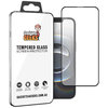 Full Coverage Tempered Glass Screen Protector for Apple iPhone 16e / 13 / 13 Pro - Black