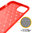 Flexi Slim Carbon Fibre Case for Apple iPhone 13 Mini - Brushed Red